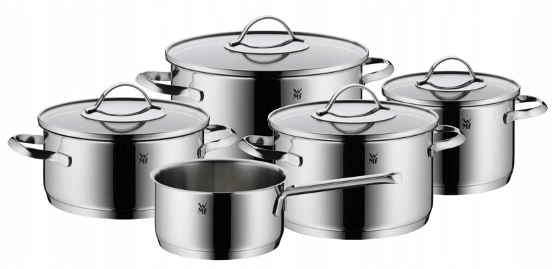 WMF Set of pots Aparto 9 elements stainless steel induction lid