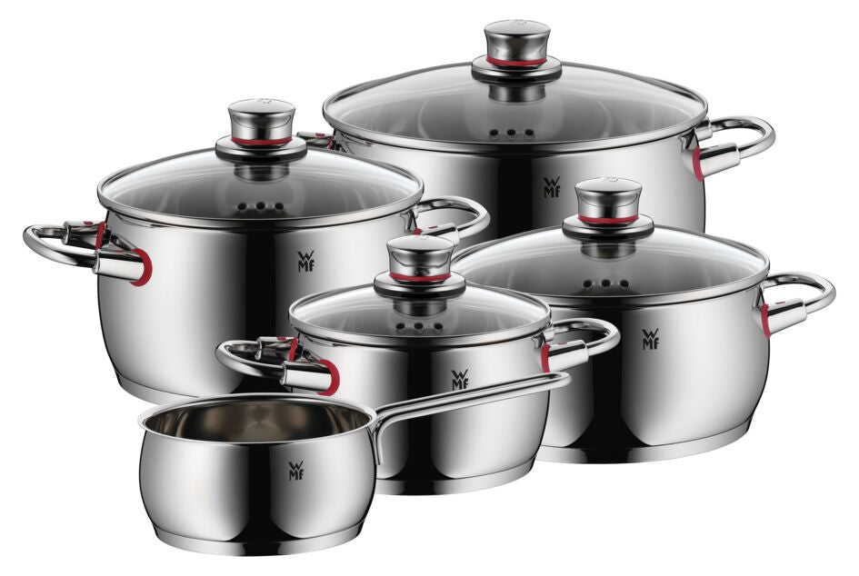 WMF Set of pots with lids Quality One 9 el. 1.7/2/3.3/4/6.8L induction