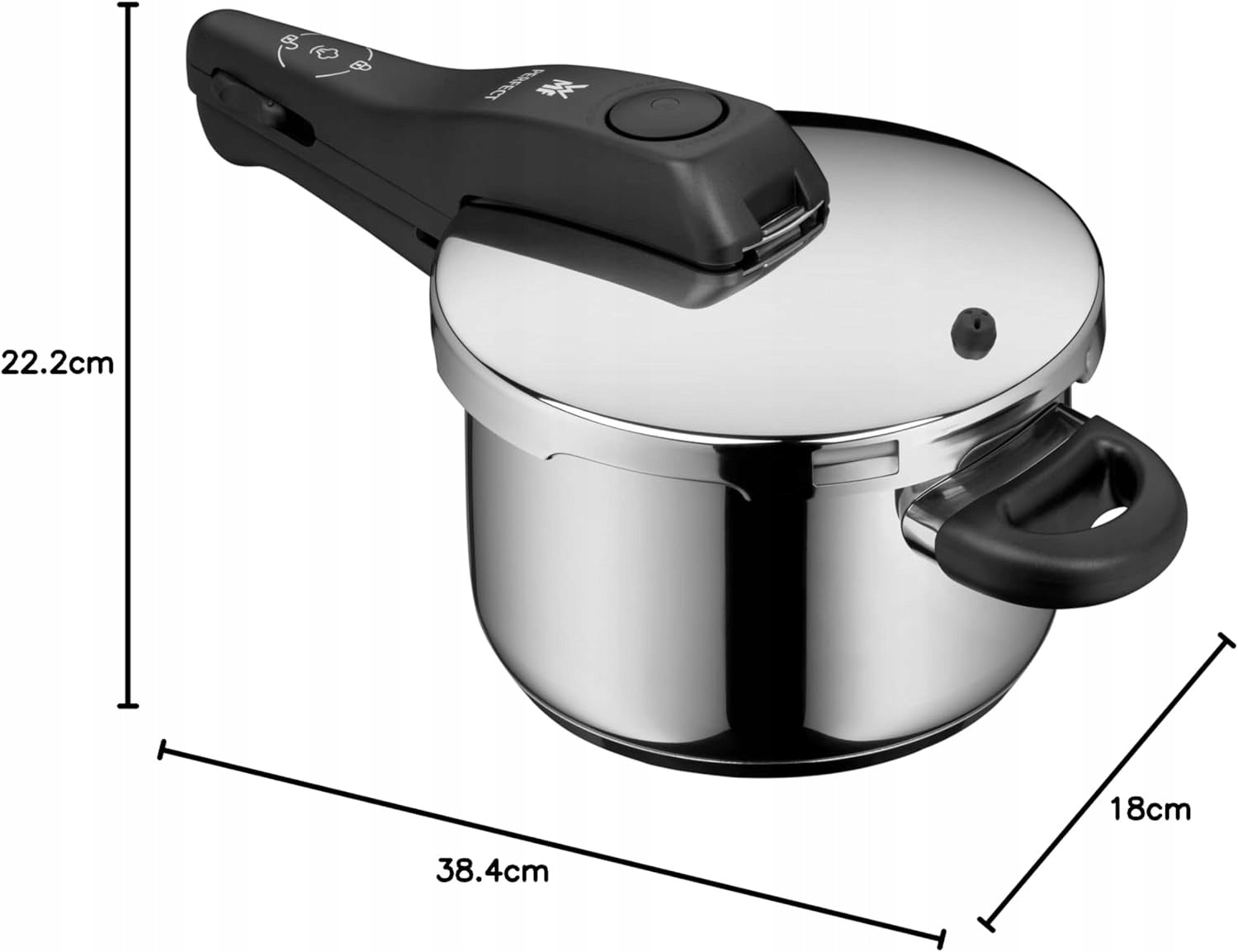 WMF pressure cooker 2,5l stainless steel 18/10 induction Capacity 2.5 l