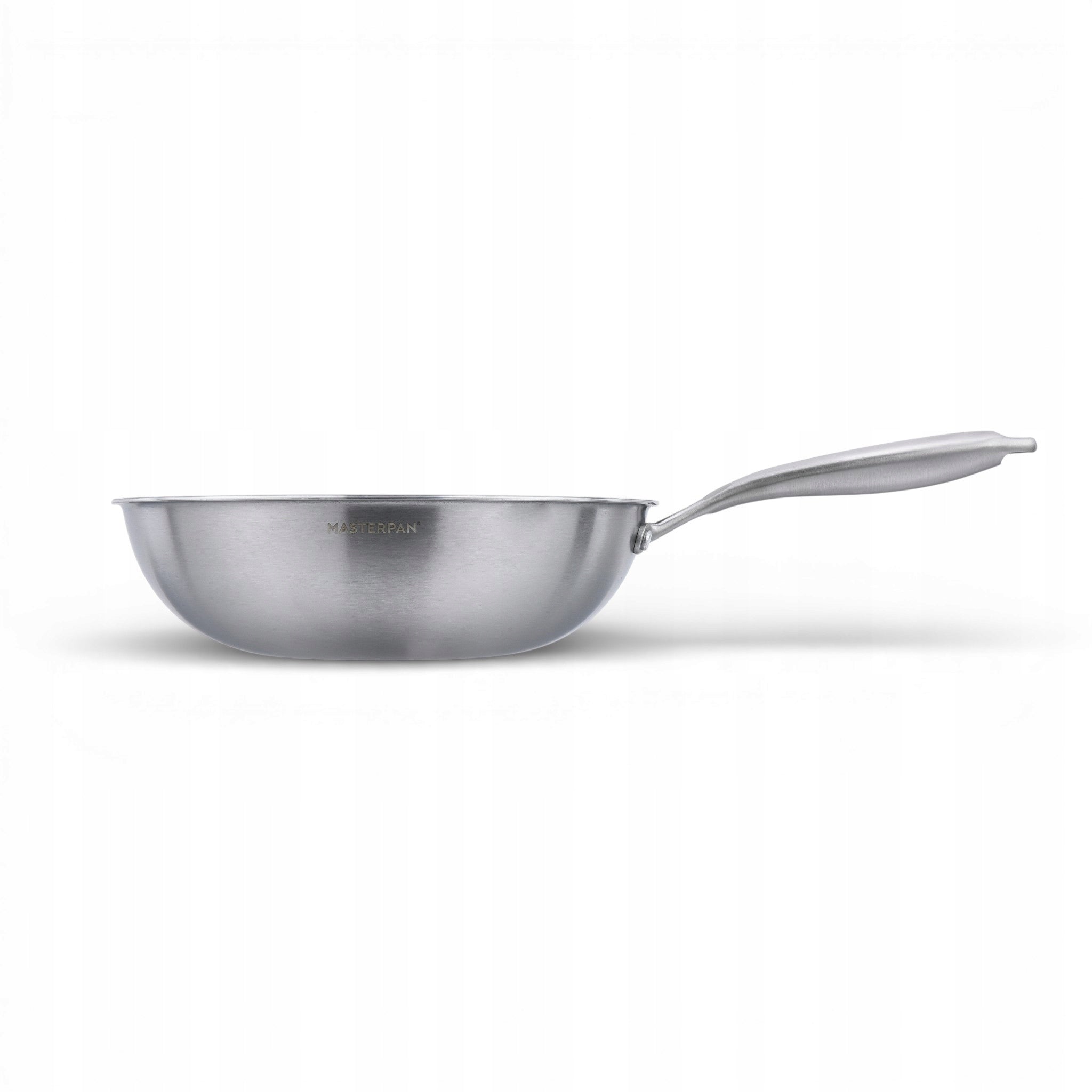 WOK 28 CM stainless steel MASTERPAN INDUCTION GAS