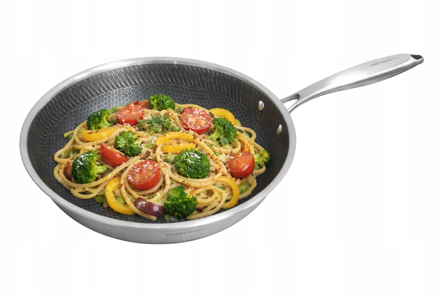 WOK 28 cm steel pan with honeycomb coating – induction Manufacturer code WOK