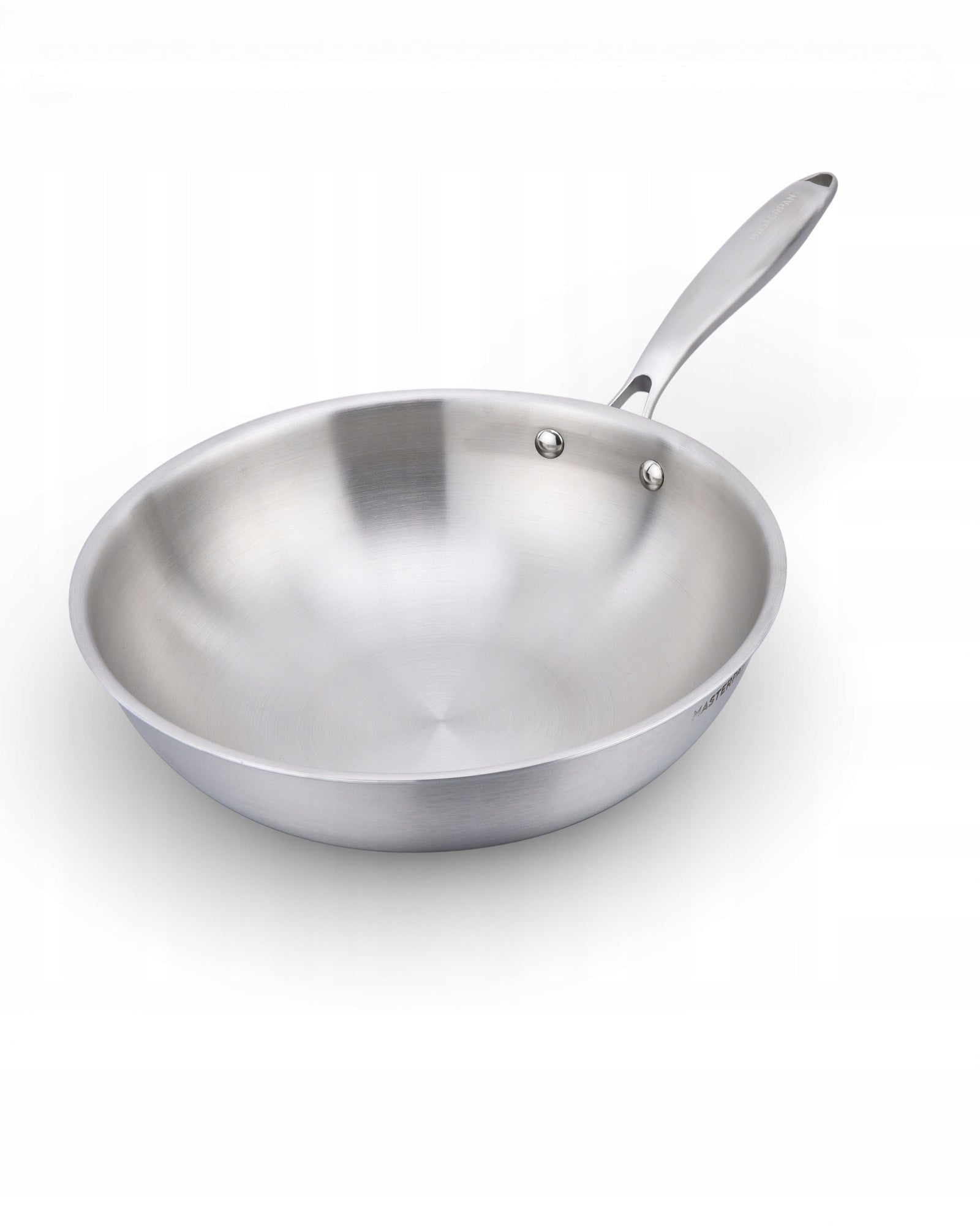 WOK 32CM STAINLESS STEEL MASTERPAN INDUCTION GAS