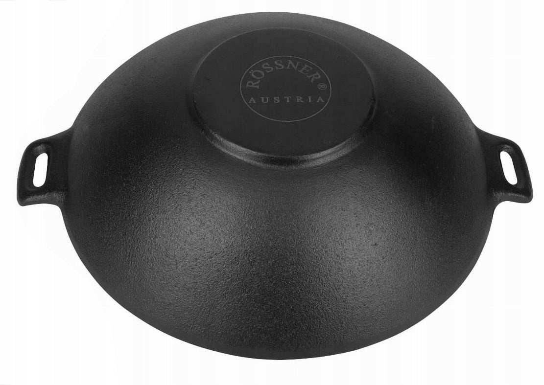 WOK Cast Iron Pan 31cm with Lid INDUCTION GAS Manufacturer code 1804