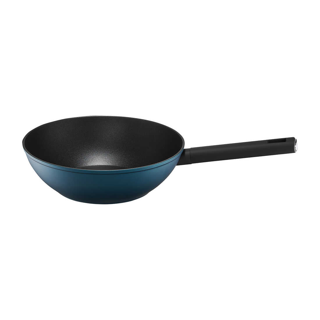 WOK PAN WITH QUALUM BASIC AZZURRO COATING AMBITION 26 CM Brand Ambition