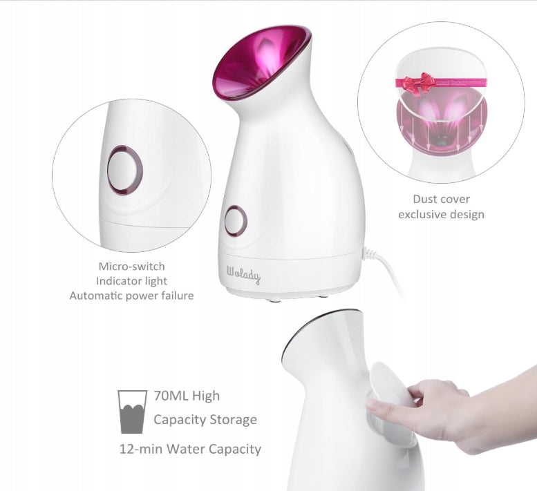 WOLADY FS71204 – Facial Steamer, Cleansing and Moisturizing Skin Manufacturer code E109