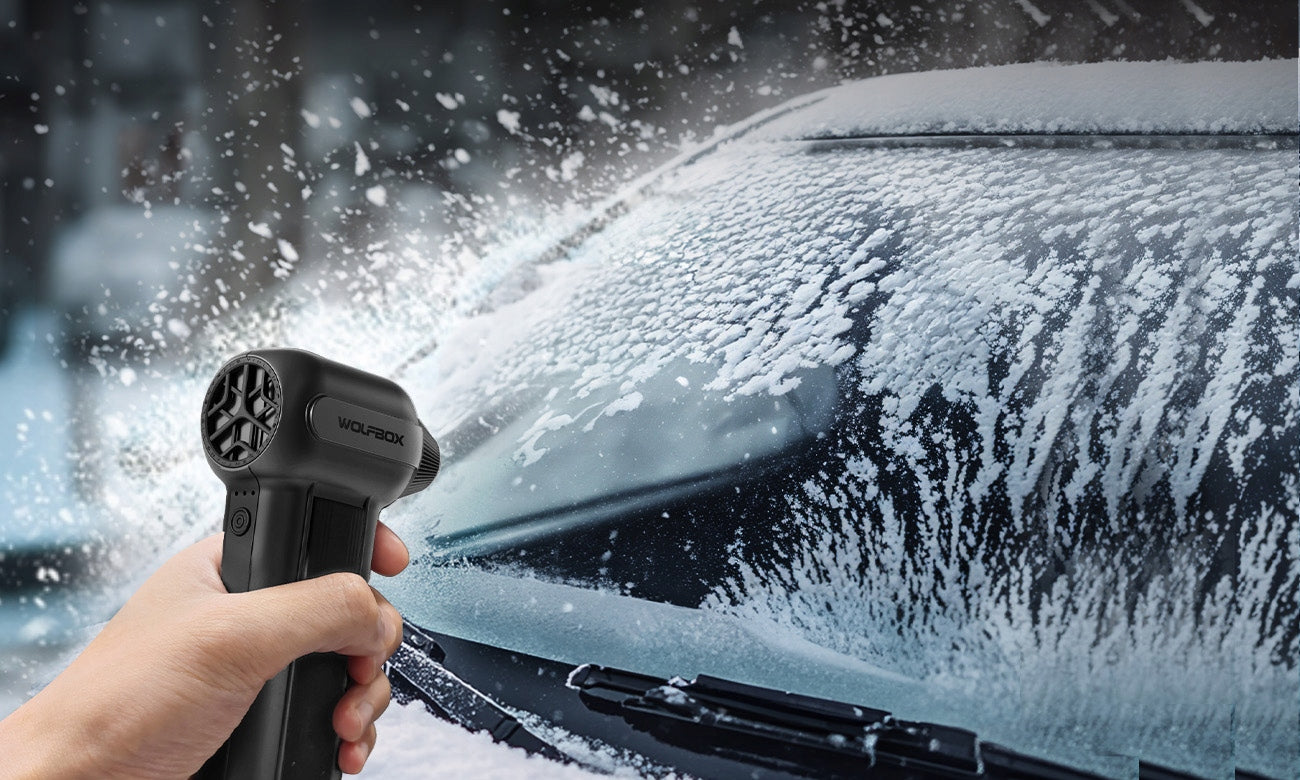 WOLFBOX MF100 Black DF100 Electric Air Duster 150000RPM Cordless Air velocity 200 km/h