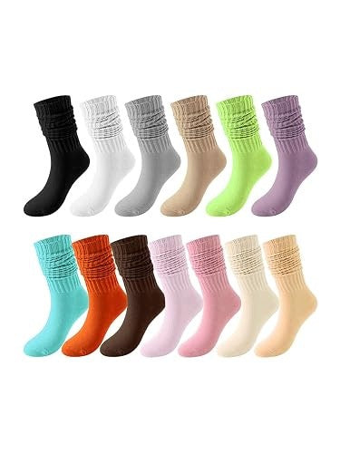 WOMEN'S CALF SOCKS CICY BELL C473 ONE SIZE COTTON FOR HOME Brand no brand