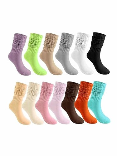 WOMEN'S CALF SOCKS CICY BELL C473 ONE SIZE COTTON FOR HOME