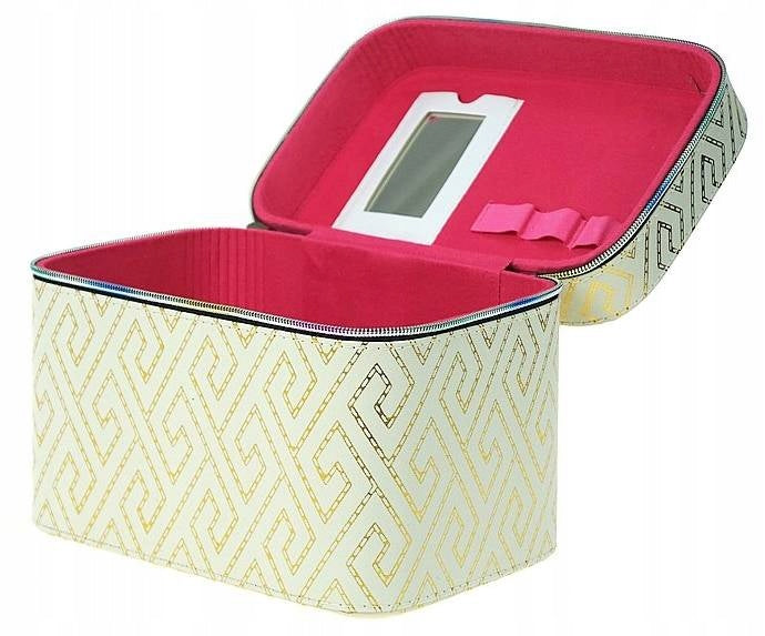 WOMEN'S COSMETIC BAG Case with MIRROR For Cosmetics SUITCASE L Brand Adar