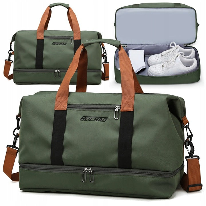 WOMEN'S MEN'S TRAVEL BAG SPORTS YOGA LUGGAGE FOR SHOULDER GYM 30L