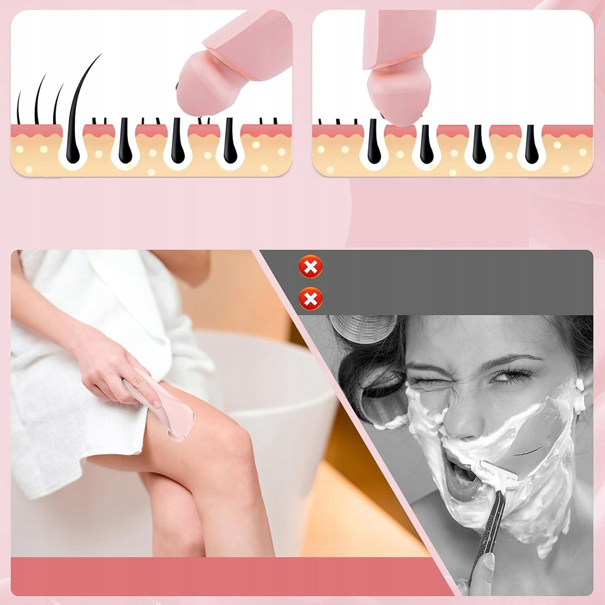 WOMEN'S SHAVER BODY LEG EPILATOR INTIMATE PLACES FOR ARMPITS USB TRIMMER Brand no brand