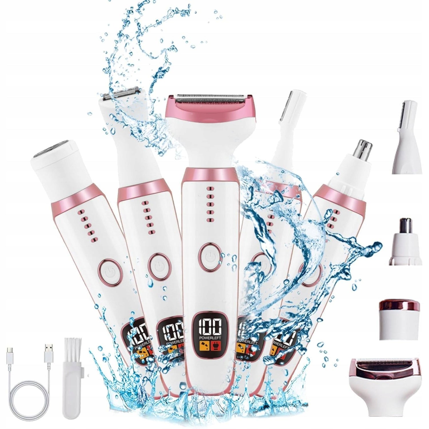 WOMEN'S SHAVER Bikini Leg Body EPILATOR TRIMMER ARMPIT MUSTACHE EYEBROW DELICATE Manufacturer code oaza-o wielofunkcyjny depilator damski 0x0x1