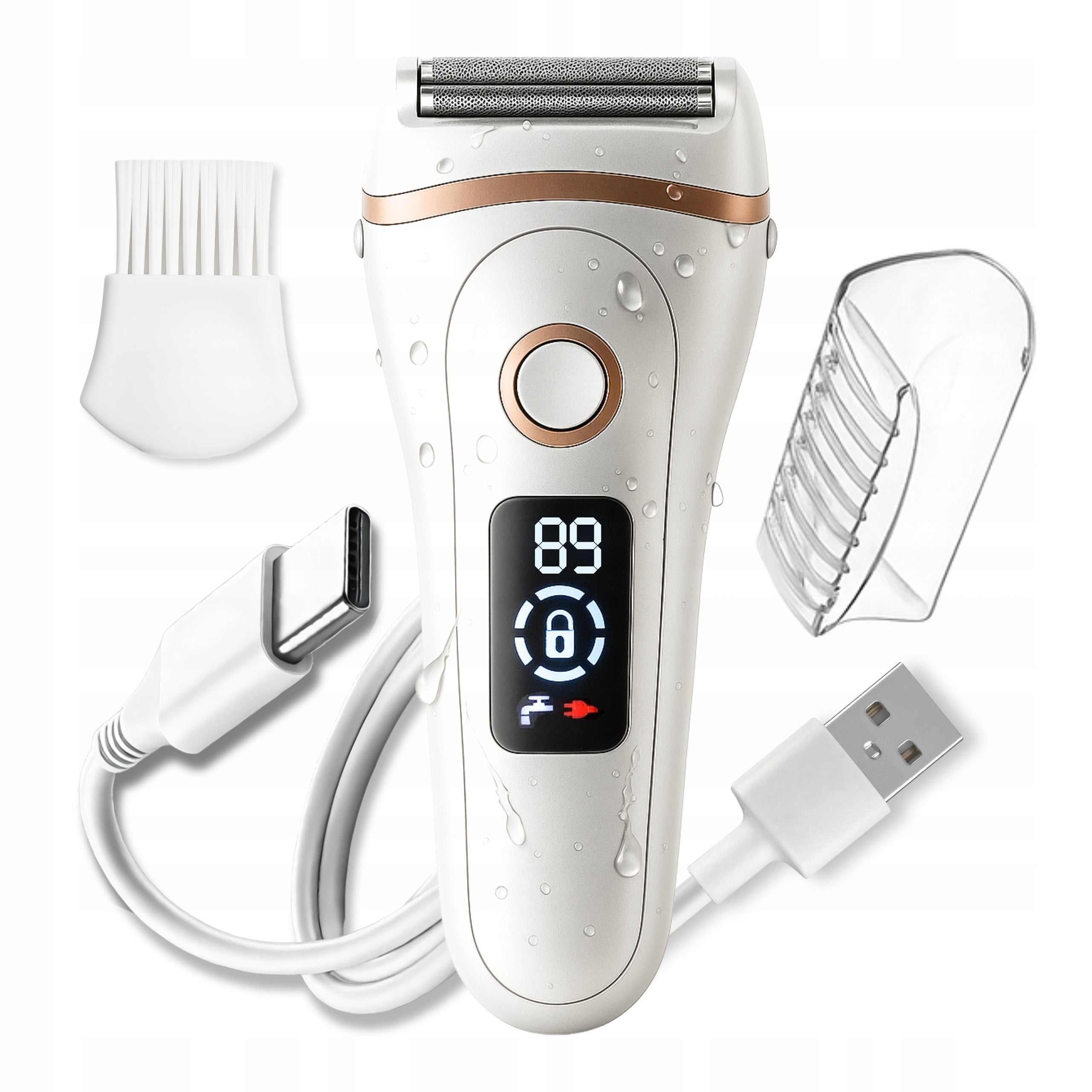 WOMEN'S SHAVER EPILATOR 3in1 for BODY BIKINI AND LEGS Wireless MACHINE