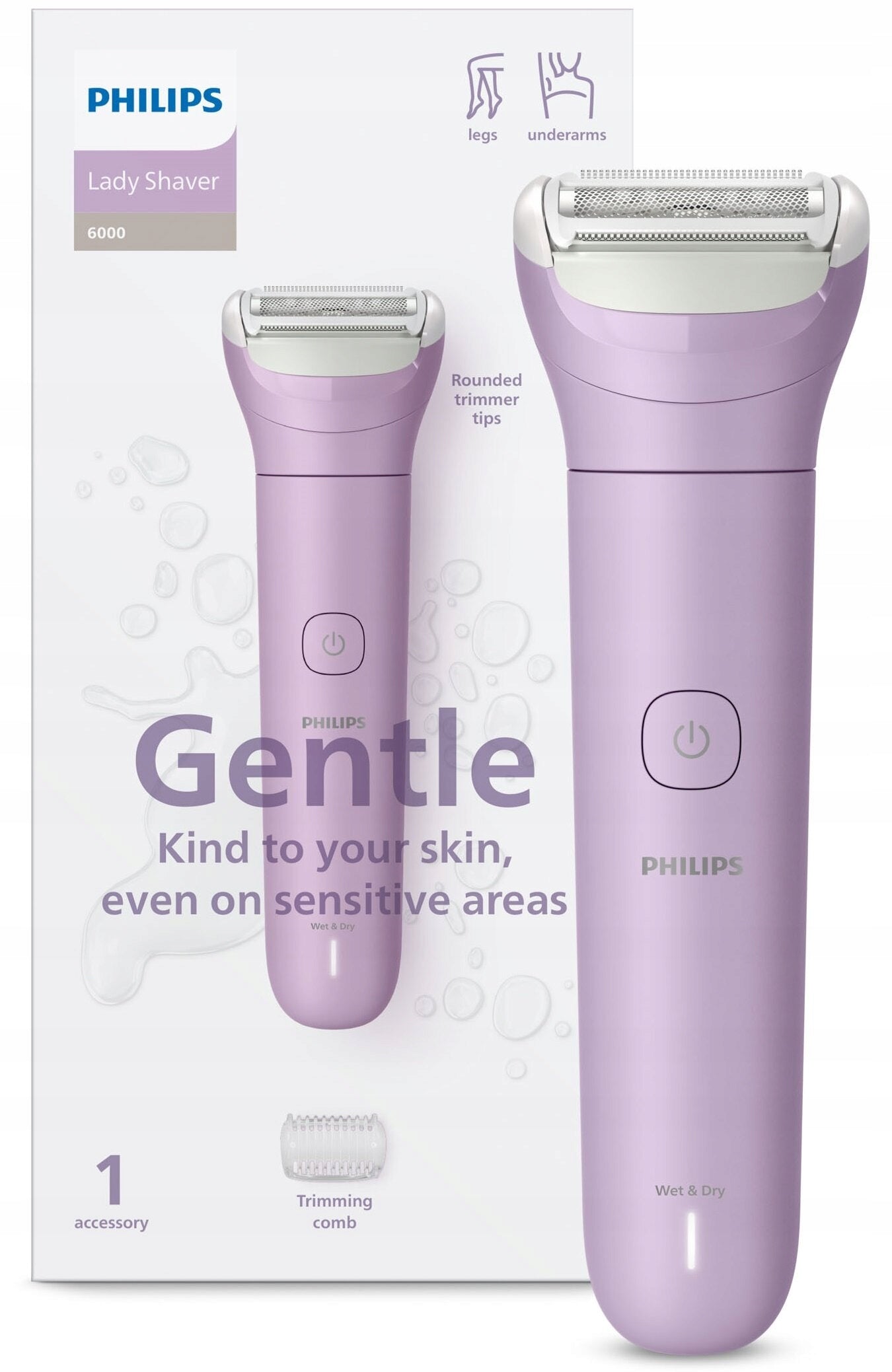 WOMEN'S SHAVER PHILIPS BODY EPILATOR MACHINE WATERPROOF BIKINI LEGS