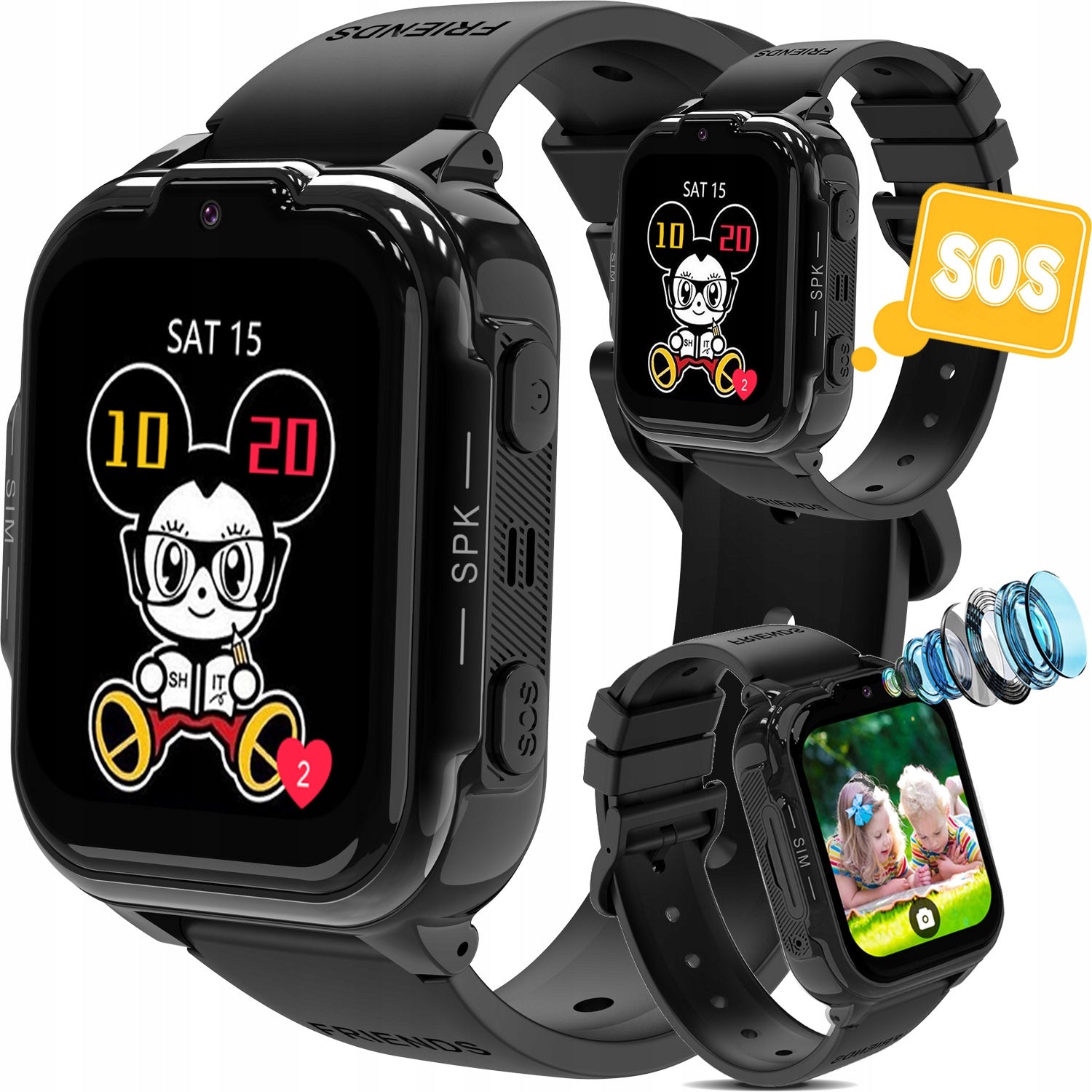 WOMEN'S SMARTWATCH 4G MENU PL GPS TALK CAMERA WATERPROOF