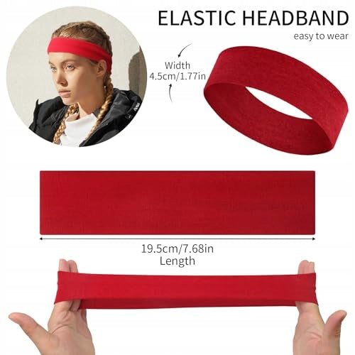WOMEN'S SPORTS YOGA RUNNING HEADBAND 8 PIECES WOMEN'S SET Capacity 1 l