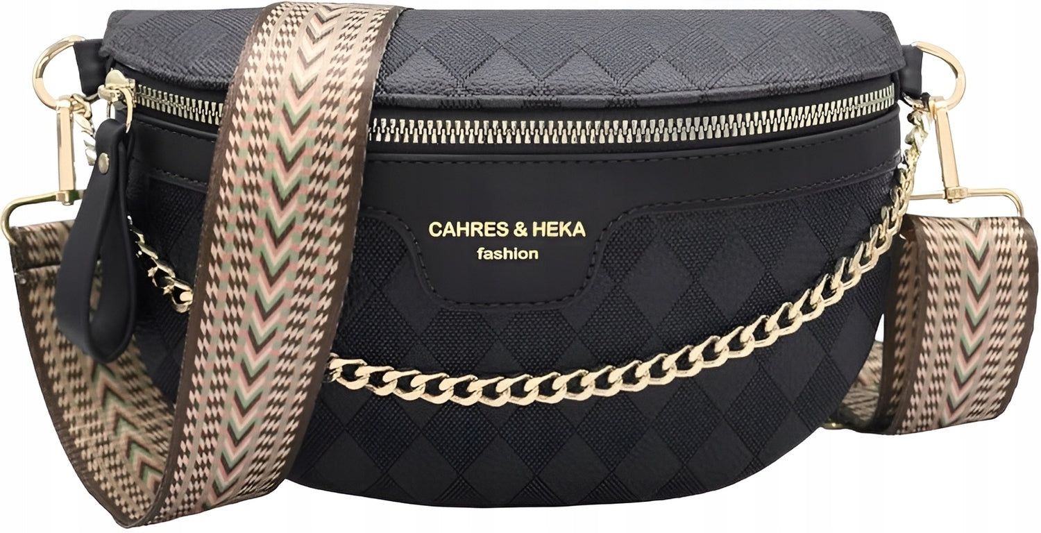WOMEN'S WAIST BUM BAG , CITY BAG, SPACIOUS, OVER THE SHOULDER