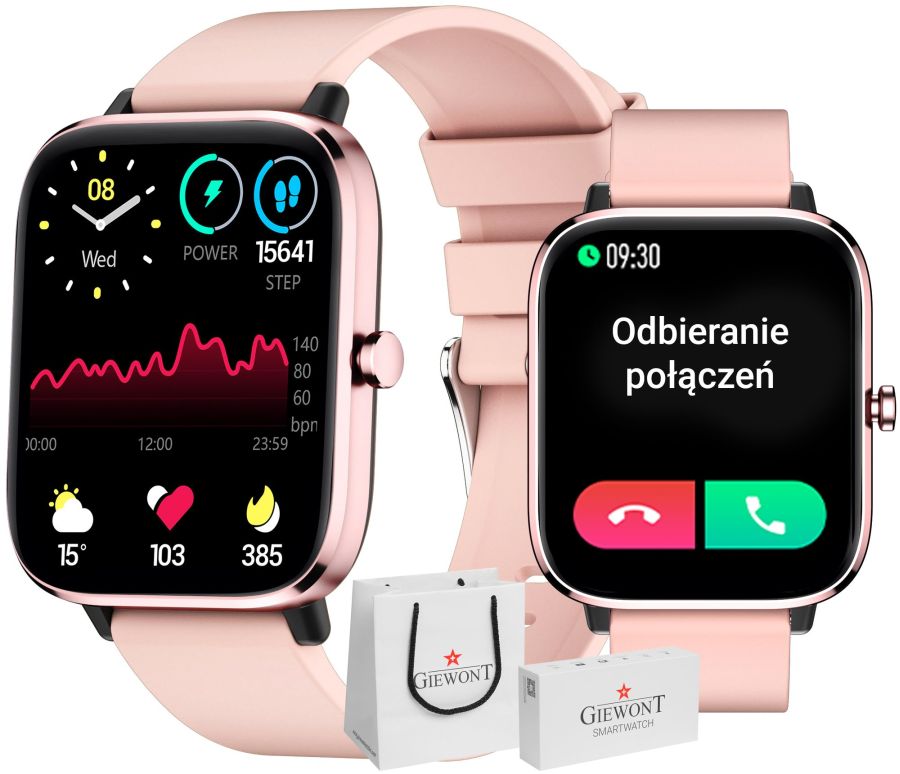 WOMEN'S WATCH SMARTWATCH GIEWONT GW230-1 ROSE GOLD BT CALL TALK