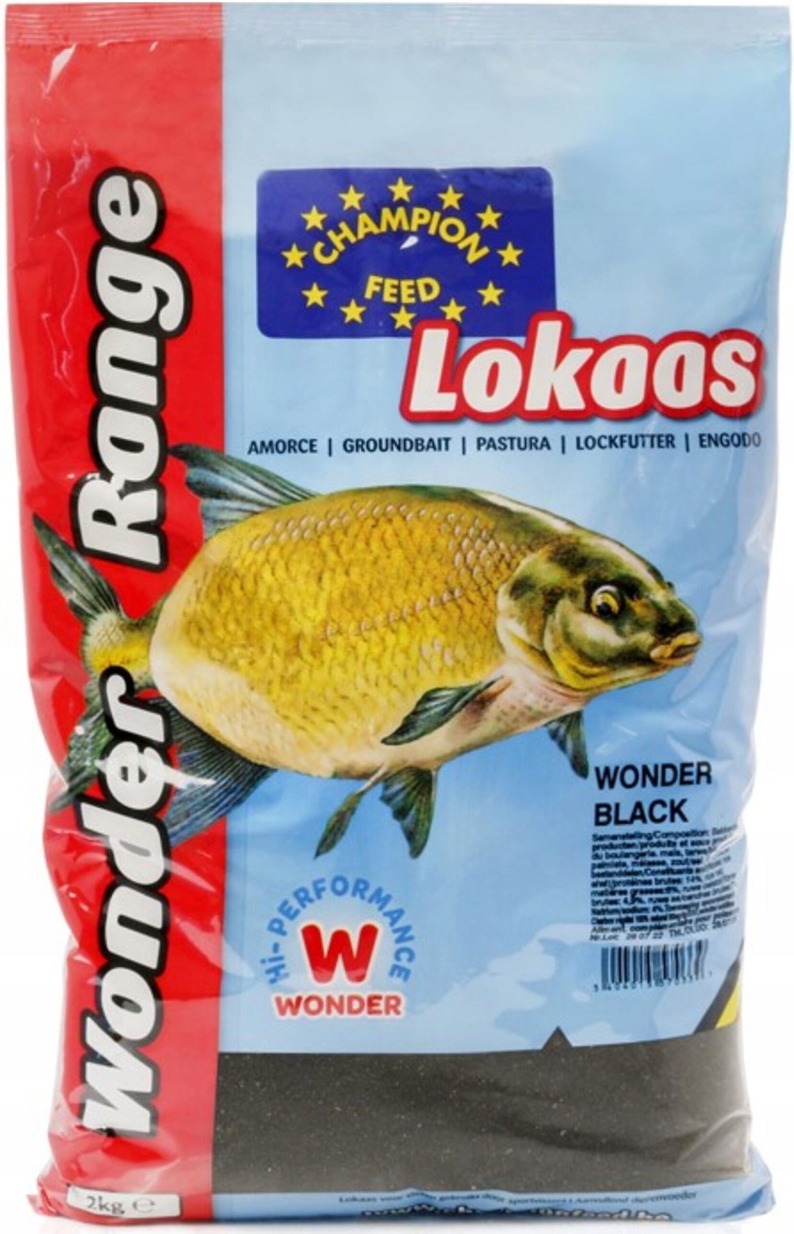 WONDER BLACK Bait Champion Feed 2 kg for feeder