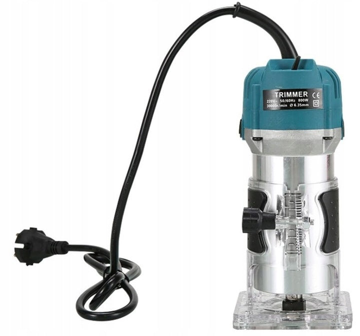 WOOD EDGE ROUTER TRIMMER 800W 30000RPM 6.35mm + 15x CUTTERS Maximum power 800 W
