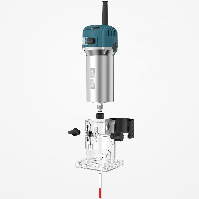 WOOD MILLING MACHINE HIGH SPINDLE VERTICAL MANUAL FOR EDGES+15PCS CUTTERS Batteries included no