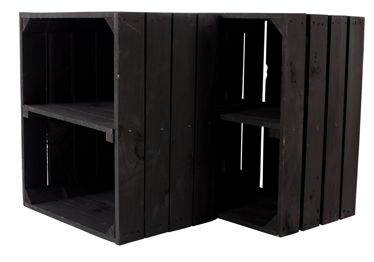 WOODEN BOX Cabinet SHELF Table Pouf Loft Capacity 20 l
