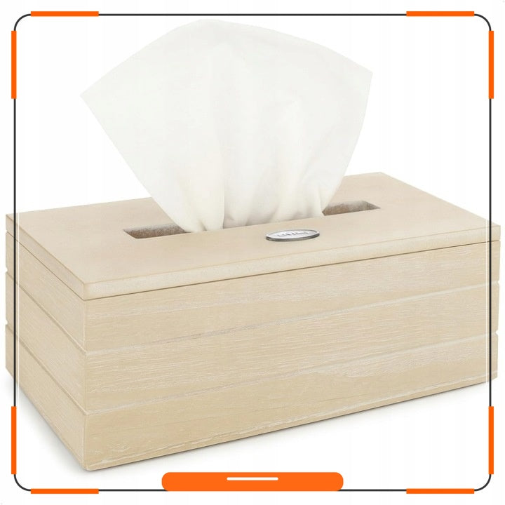 WOODEN BOX FOR COSMETIC WIPES - EASY ACCESS Manufacturer of a medical device bez marki
