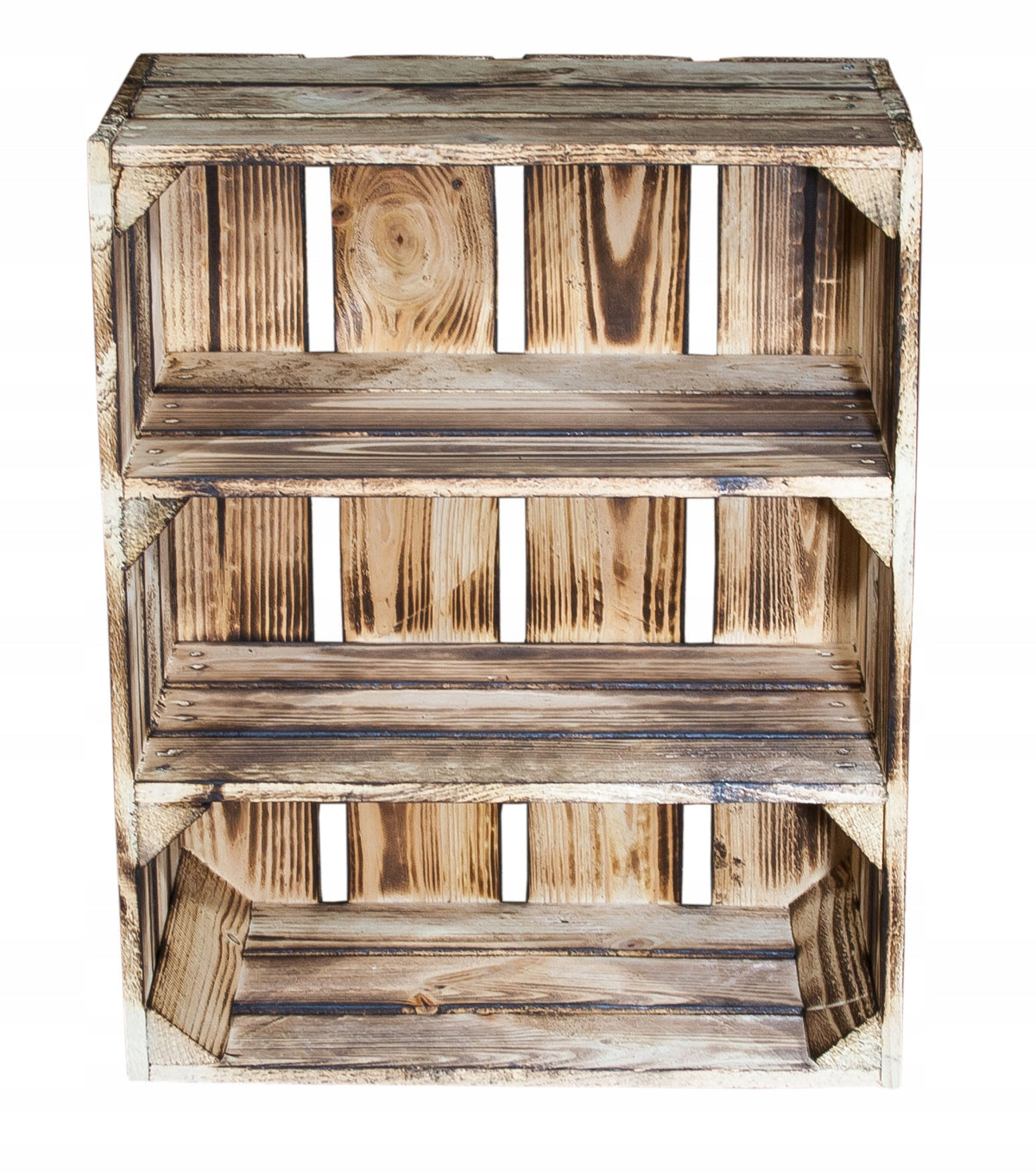WOODEN BOX Tanned SHELF CABINET 50x40x23