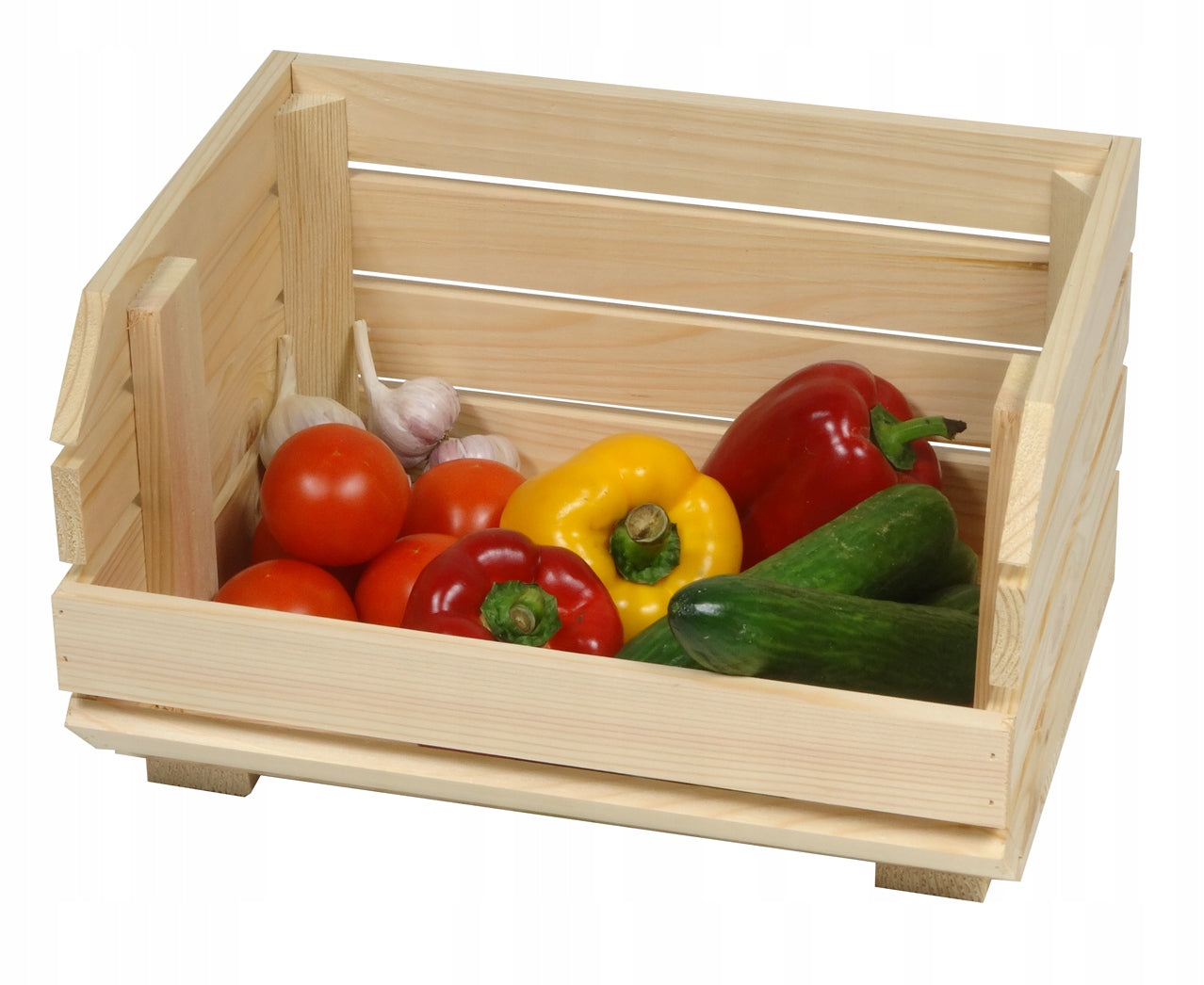 WOODEN BOX VEGETABLES FRUIT BOOKCASE CONTAINER XL