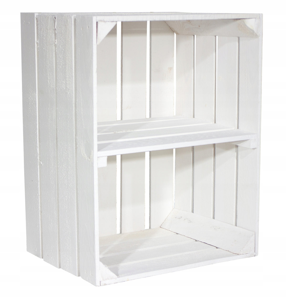 WOODEN BOX WHITE SHELF cabinet bookcase