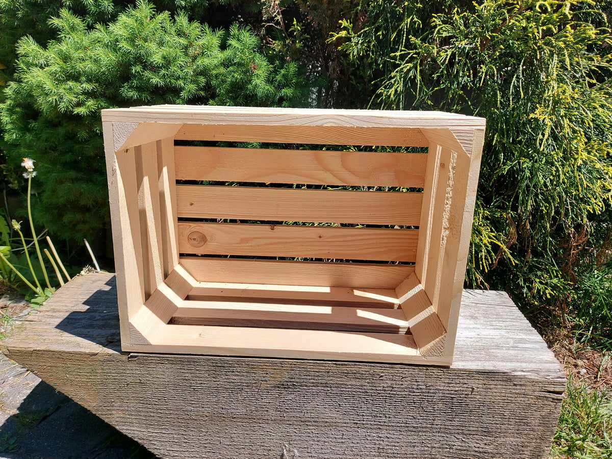 WOODEN BOX for storing fruit jam for toys 40x30x21 Brand no brand