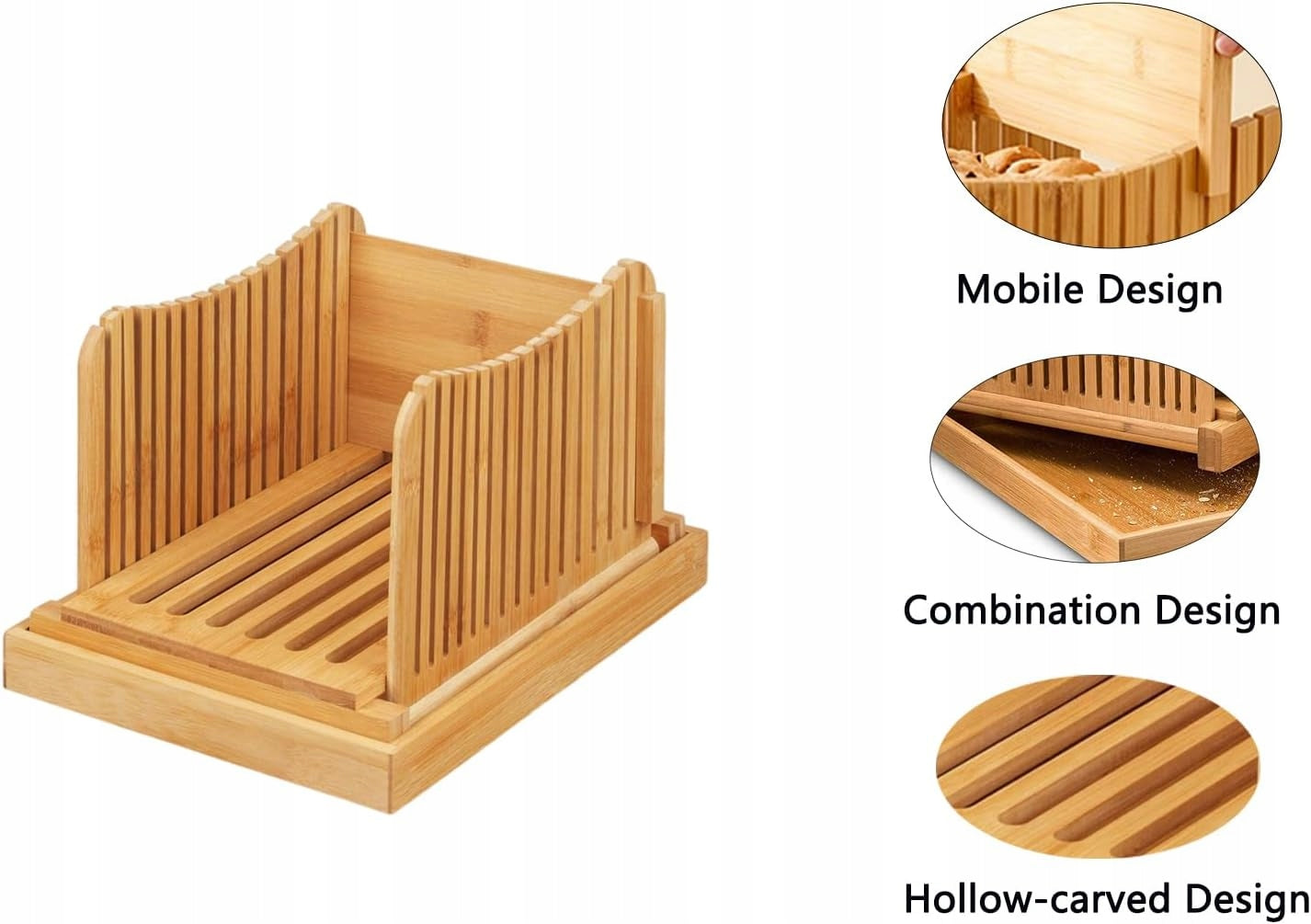 WOODEN BREAD SLICER IDEAL FOR HOME USE EFFICIENT Manufacturer code KRAJALNICA RĘCZNA MANUALNA ULEPSZONA DOMOWA