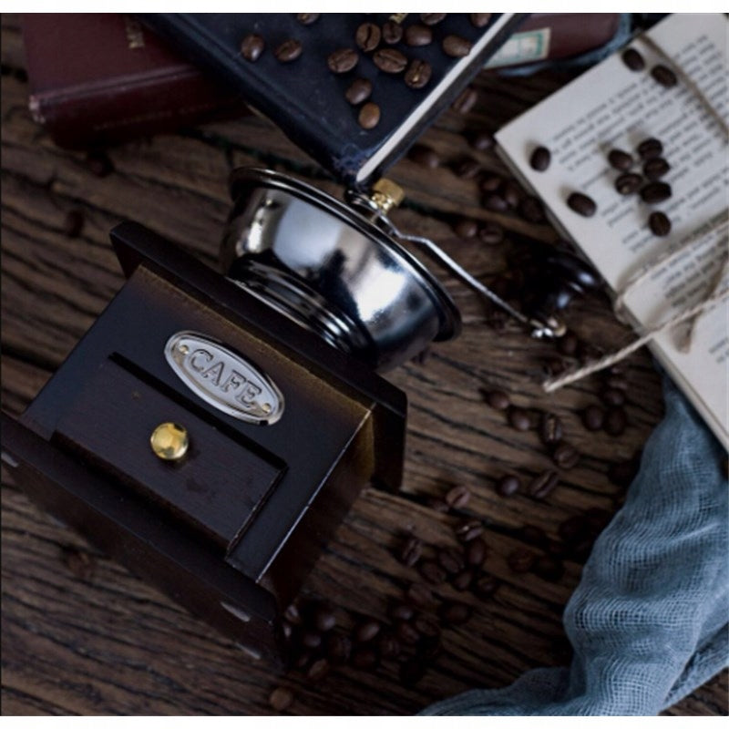 WOODEN COFFEE GRINDER TRADITIONAL HANDHELD COFFEE Brand no brand