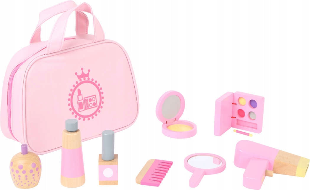 WOODEN COSMETIC BAG SET WITH ACCESSORIES Brand Small Foot