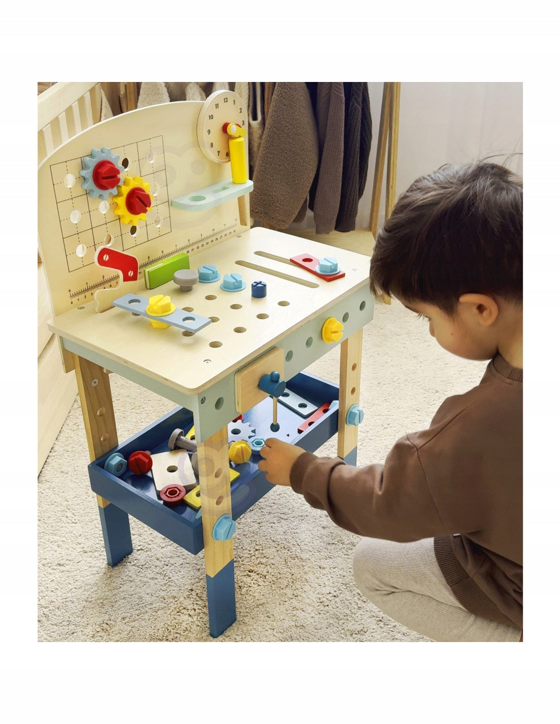 WOODEN DIY TABLE DIY WORKSHOP DIY TOY TOOKY TOY Brand Tooky Toy