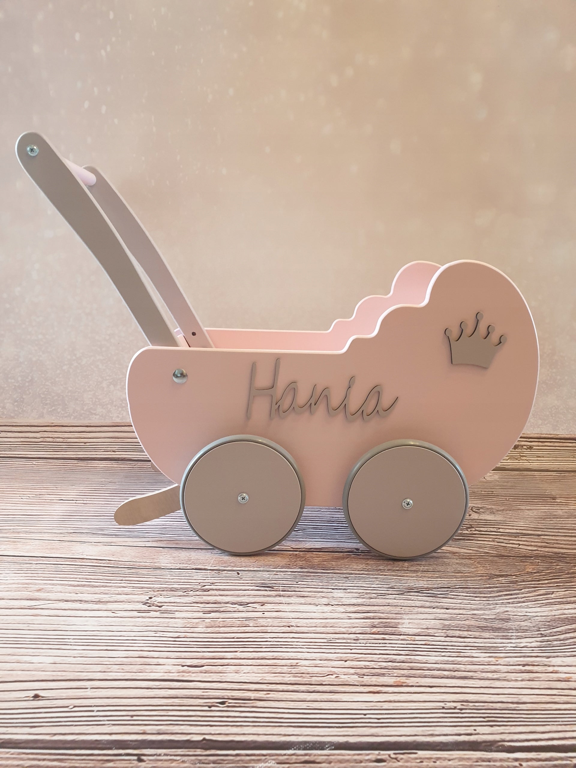 WOODEN DOLL STROLLER WOODEN WALKER PUSHER MANUFACTURER Manufacturer code 28