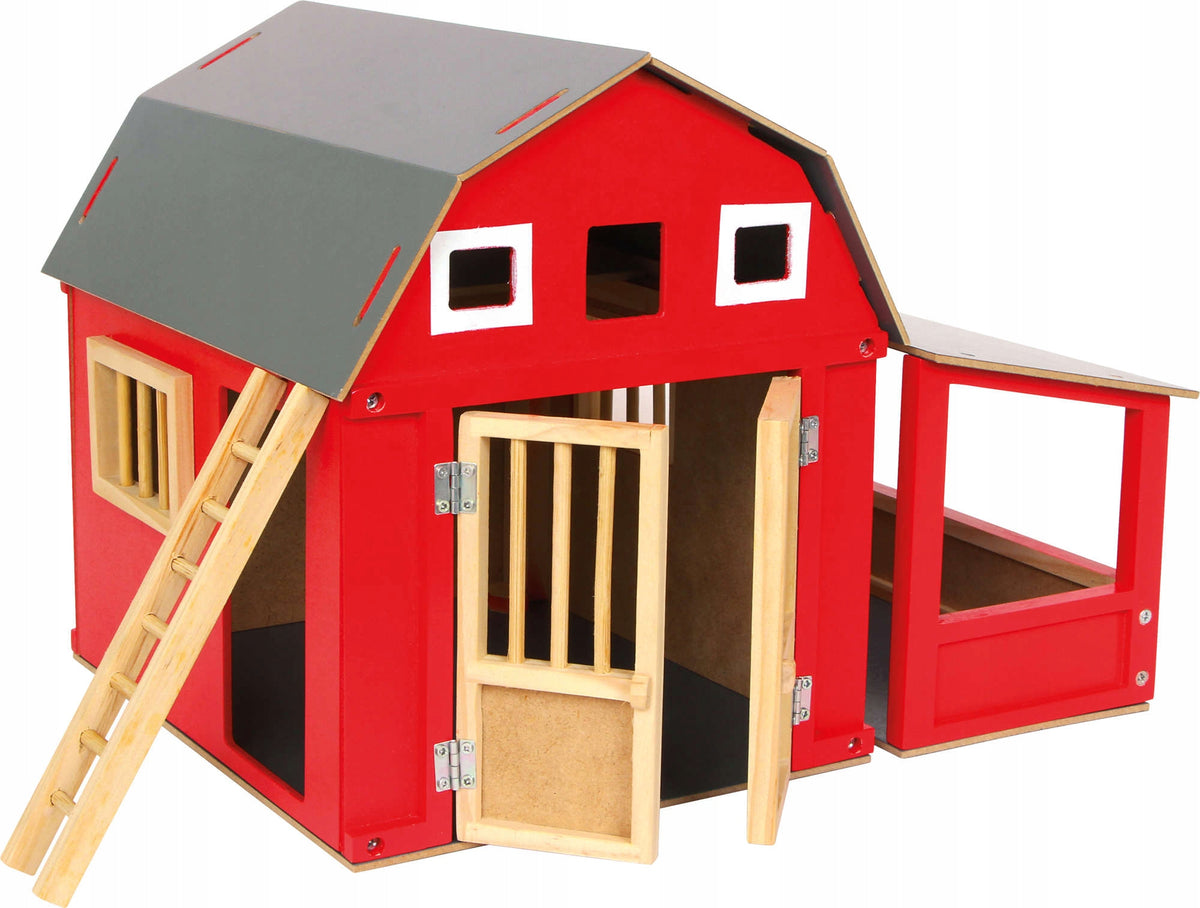WOODEN FARM ALABAMA BARN REMOVABLE ROOF Brand Small Foot