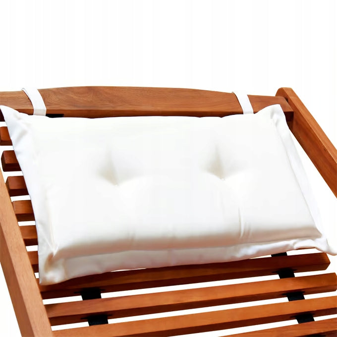 WOODEN GARDEN DECKCHAIR ERGO ACACIA WOOD Brand Casaria