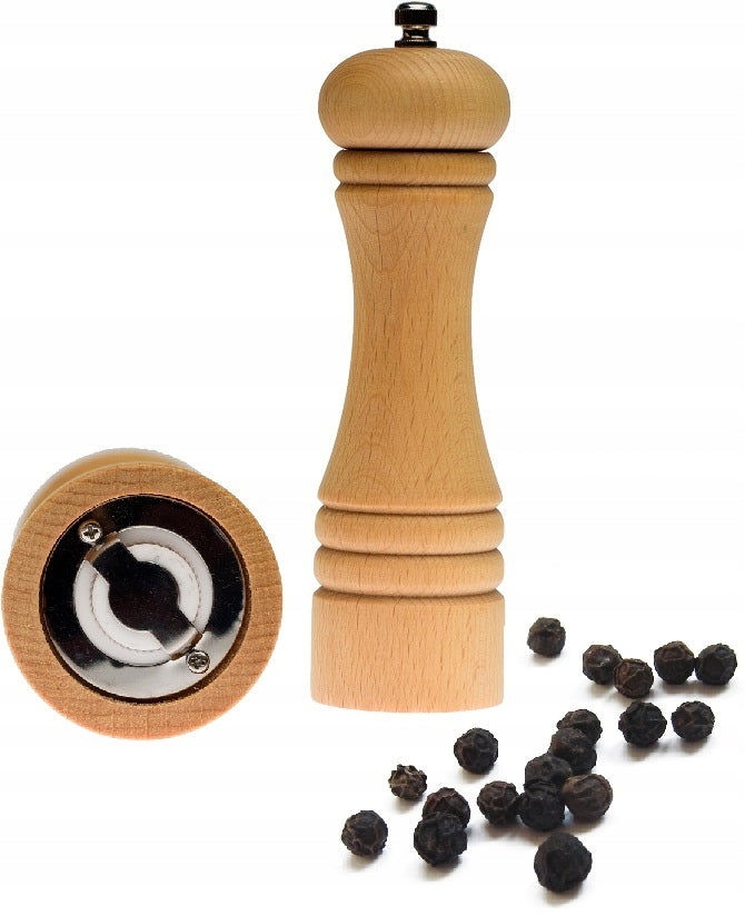WOODEN HAND GRINDER FOR PEPPER OR SALT Polish