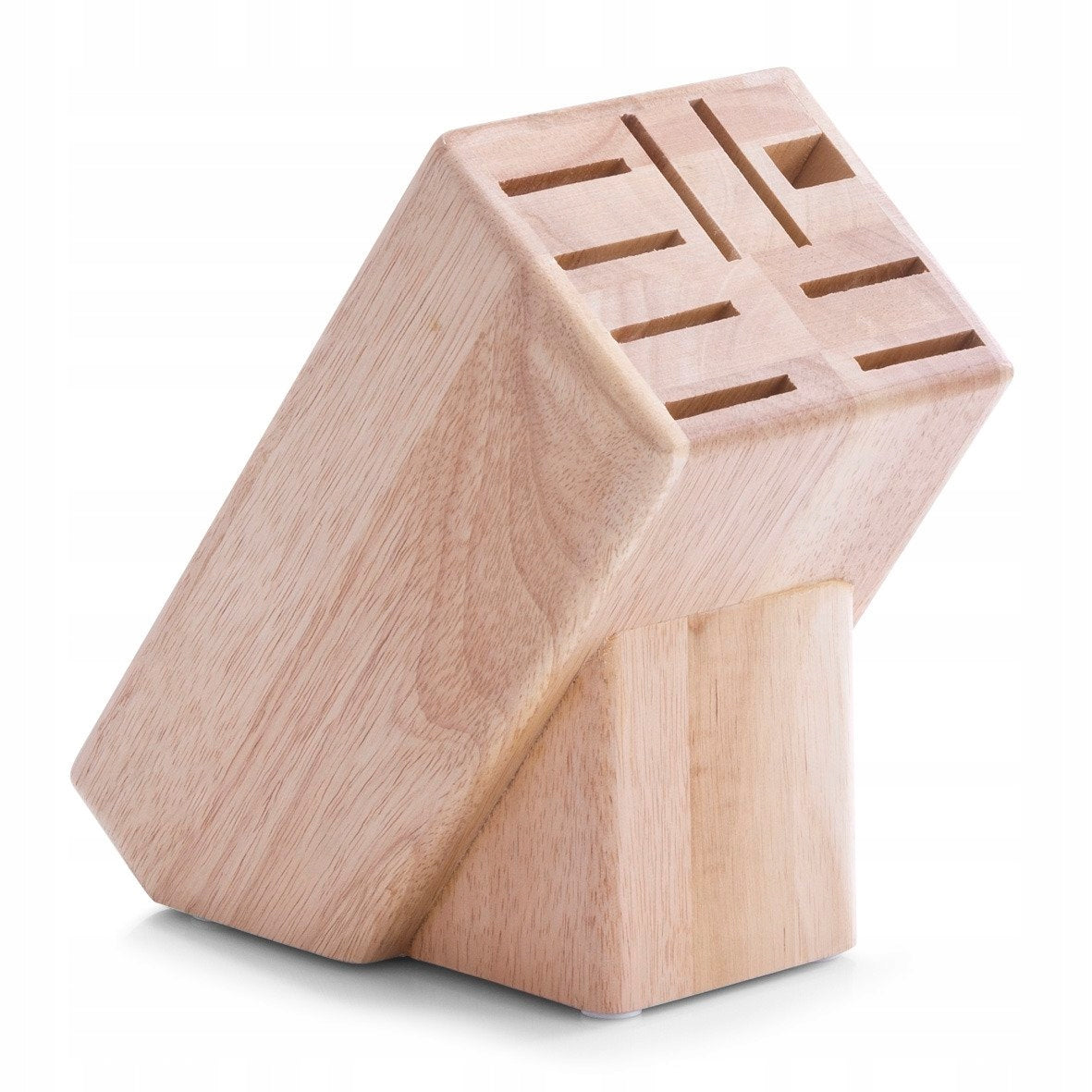 WOODEN KNIFE BLOCK KNIFE STAND 22x25 ZELLER Product height 25 cm