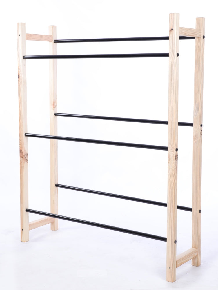 WOODEN-METAL Drink Box RACK Beer BOOKCASE LARGE 3 SHELVES Packaging status original