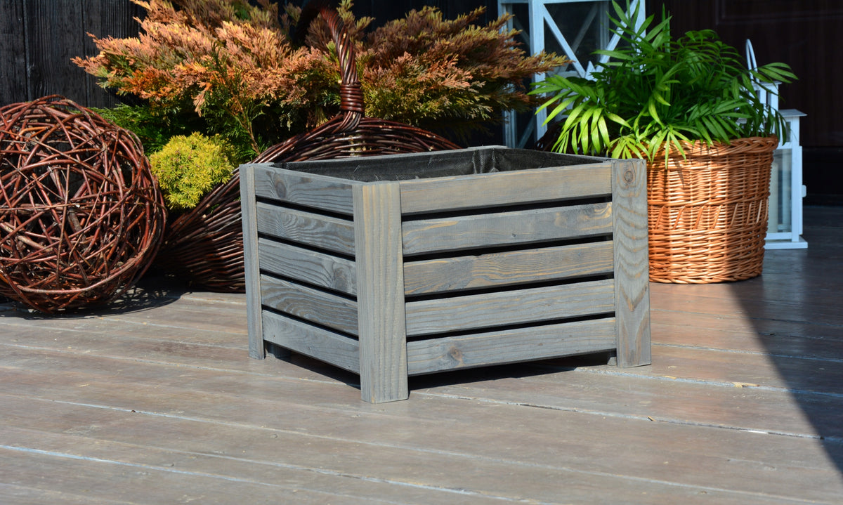 WOODEN PLANTER COVER 38 cm FOR CHRISTMAS TREE Brand no brand
