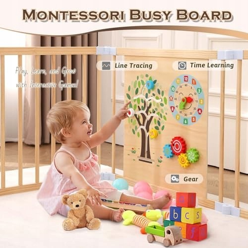 WOODEN PLAYPEN FOR BABIES WITH REMOVABLE AND EXPANDABLE DOORS Brand no brand