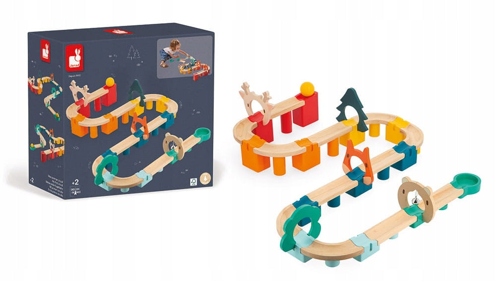 WOODEN PUZZLE TRACK MY FIRST BULLET JANOD