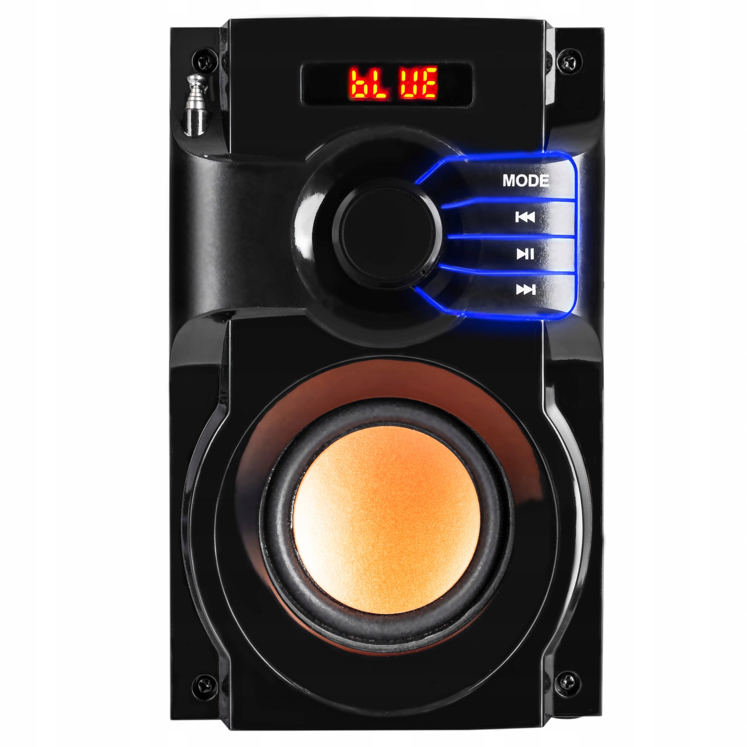 WOODEN RADIO PORTABLE WIRELESS SPEAKER BLUETOOTH BT COLUMN SD MP3 Manufacturer code PRZENOŚNY KUCHENNE BAZOOKA SYSTEM AUDIO