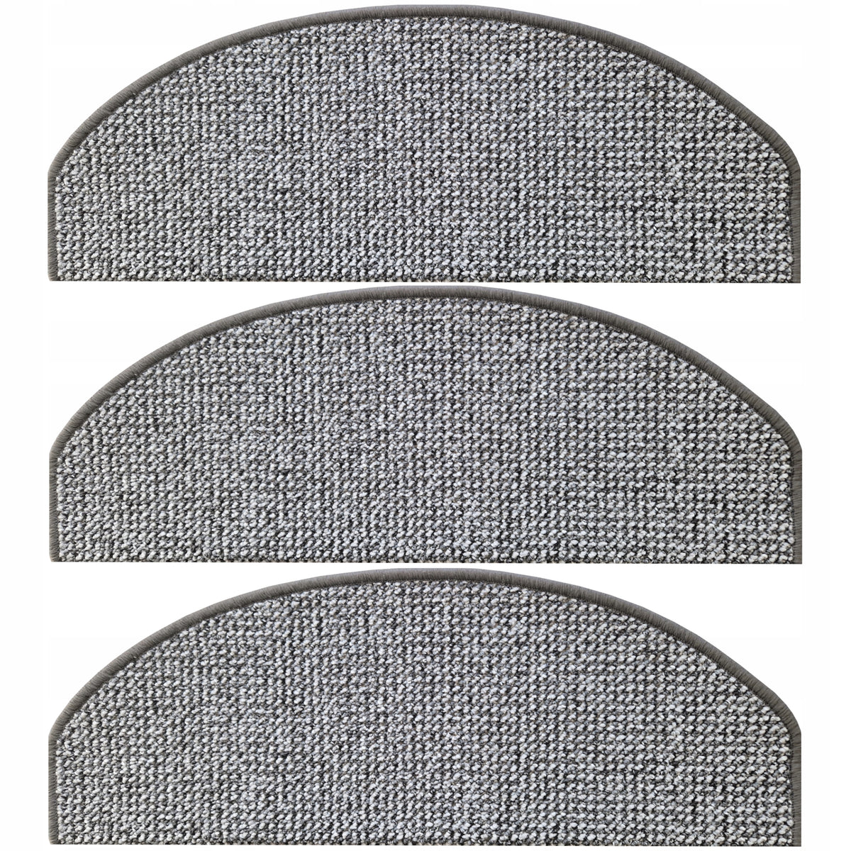 WOODEN STAIR COVERS RUGS FOR STAIRS LOOP WALKERS GREY