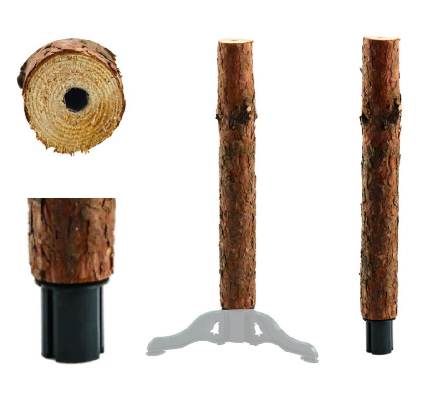 WOODEN TRUNK STAND ON FOUR LEGS FOR CHRISTMAS TREE ON THE TRUNK DECORATION