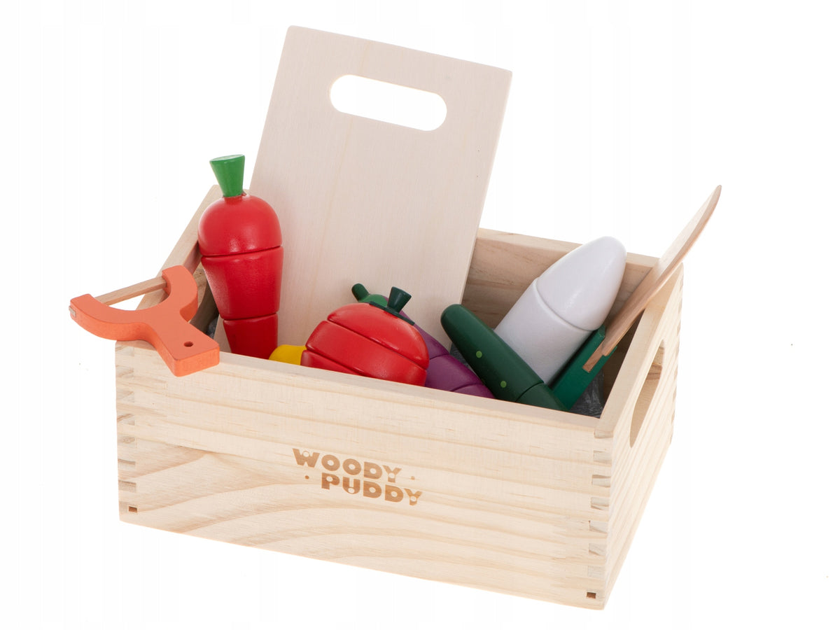 WOODEN VEGETABLES FOR CUTTING ON A MAGNET IN A BOX Brand Martius