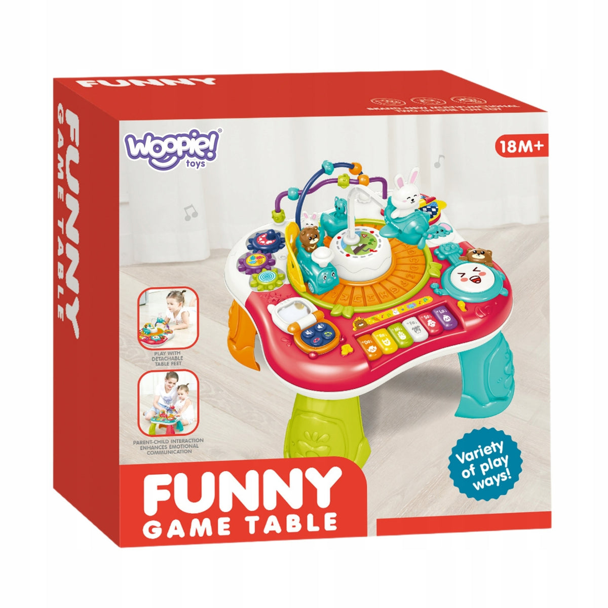 WOOPIE BABY Educational Table Interactive 2in1 Piano Sounds Creative Brand no brand