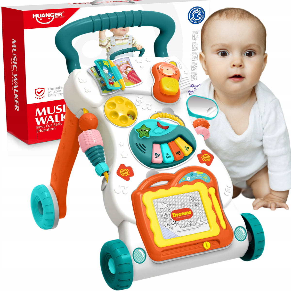 WOOPIE BABY Playing Walker with Znikopis Pusher Piano
